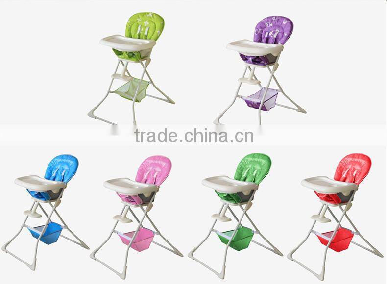 Baby dinging chair with large tray