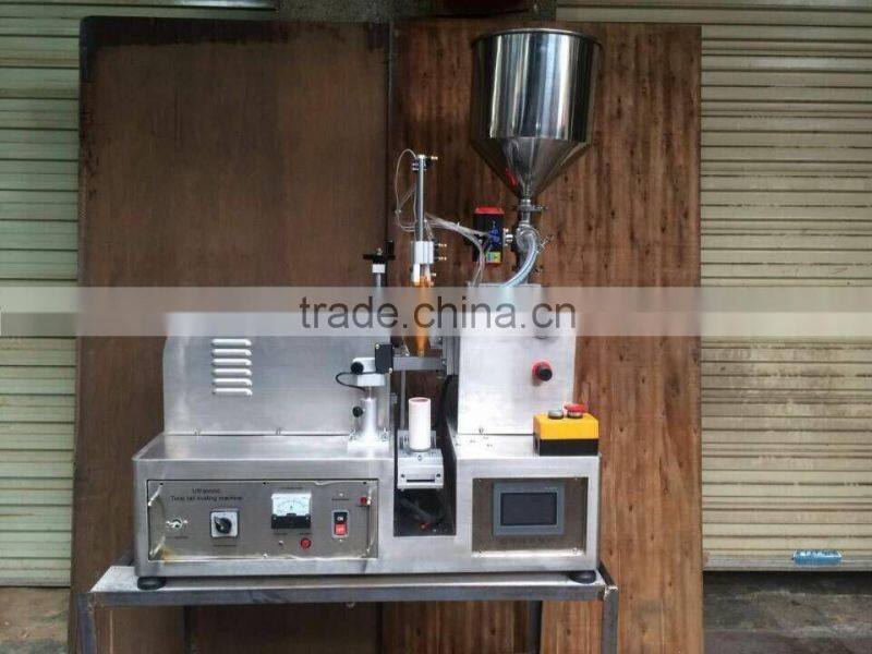 Auto plastic Tube Filling Plastic Tube Edge Welder And Ultrasonic Tube Sealing Machine