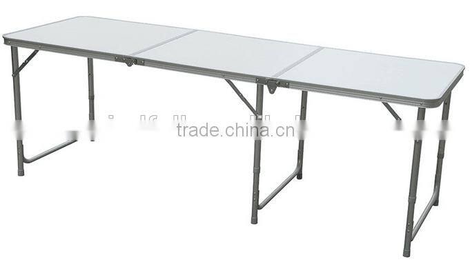 Hot Outdoor 6 Foot 180cm OEM Color Aluminum Folding Outdoor Table