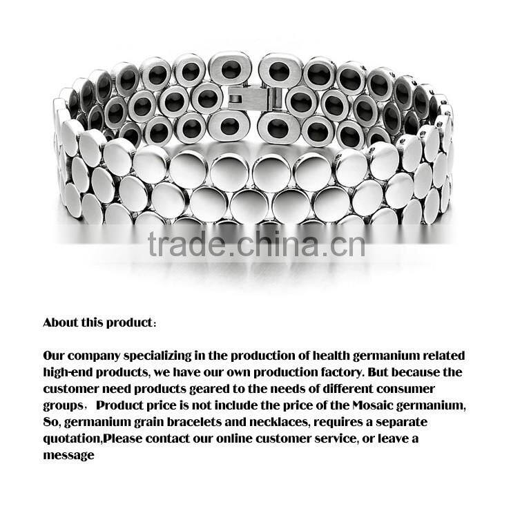 2015 top selling germanium and tourmaline bracelet with healthcare