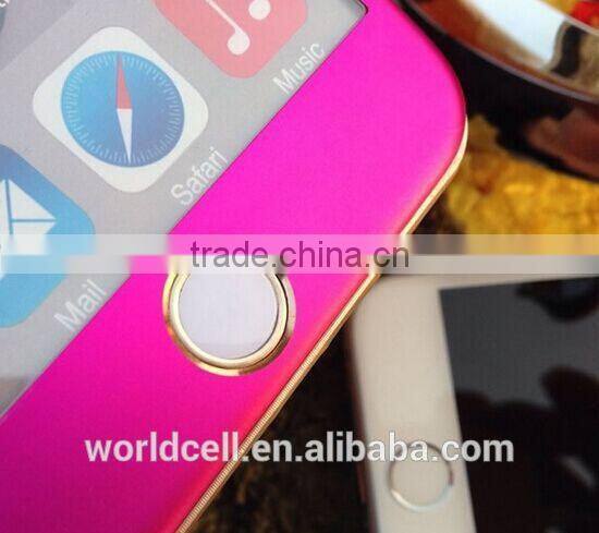 Electroplating Mirror Tempered Glass Screen Protector For iphone and samsung