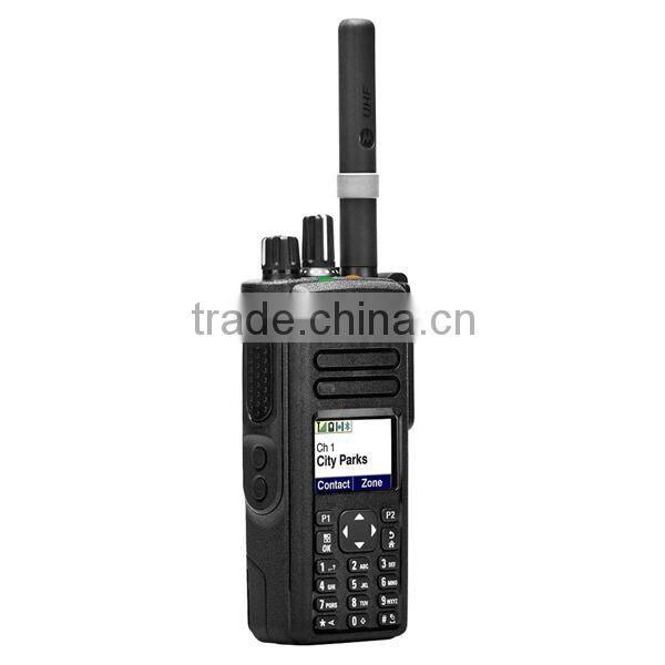 DP4800 long distance walkie talkie with Colorful screen two way radio