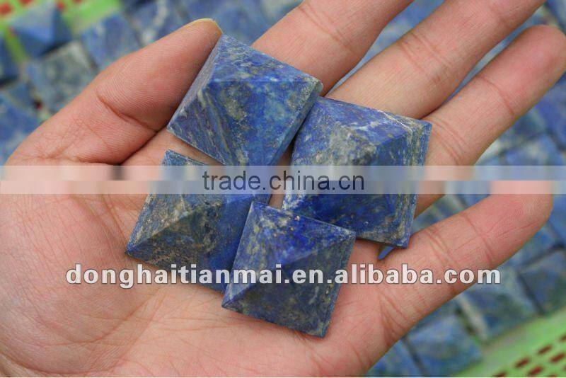 Good Quality Competitive Natural quartz crystal Lapis pyramid
