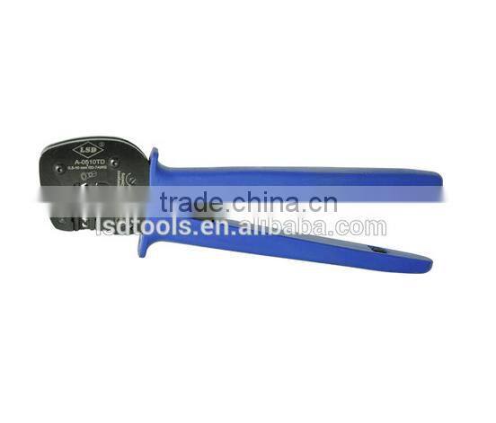 New type hand crimping tool for non-insulated cable links 0.5~10mm2, A-0510TD high quality flat nose plier hand tools brand LSD