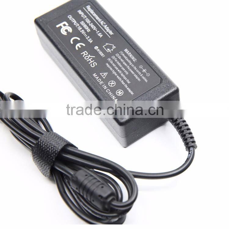 Laptop Adapter 18.5V 3.5A AC Adapter 100-240V for HP with CE