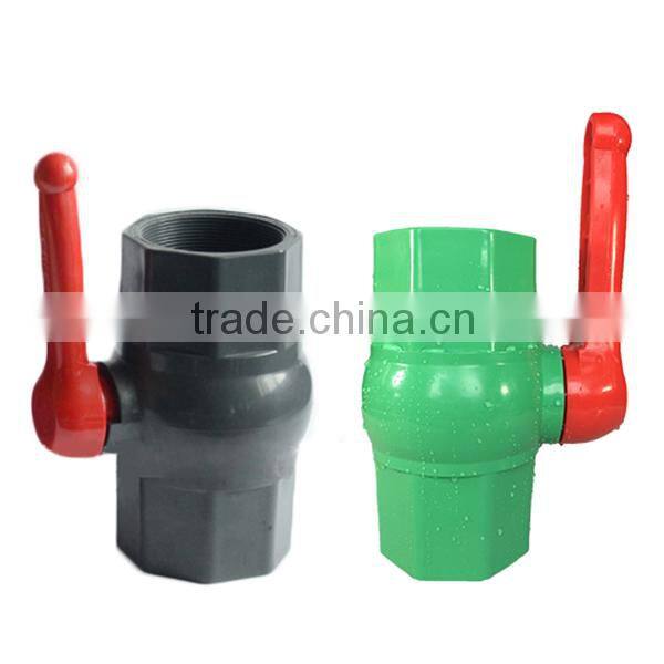 PVC Single Union Ball Valve thread and socket