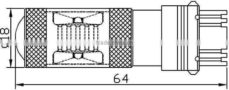 high power warm white candle shaped led light bulb for ETC-3157-CR-30W