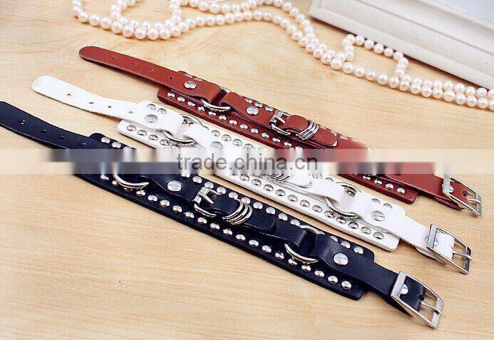 fashion leather bracelet