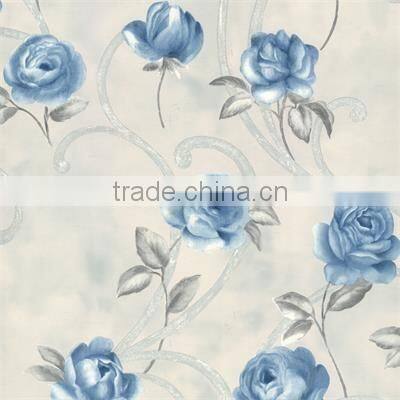 Hot Sale Modern Style Big Flowers Wallpaper for Home