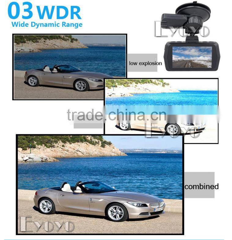 2016 Eyoyo A7810 Top Ambarella A7LA70 HD 1296P Dash Cam LDWS Camera DVR G-sensor china supplier