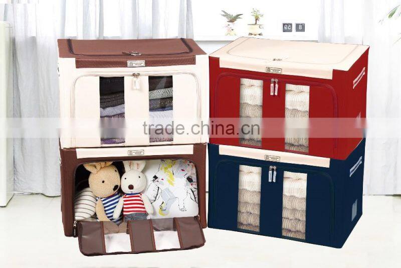 China Wholesale Products Fabric Covered Storage Boxes