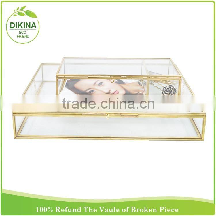 laser cut Small Ornate wishes Jewelry album case with magnetic closure , Nautical favor Indian gold wedding gift boxes