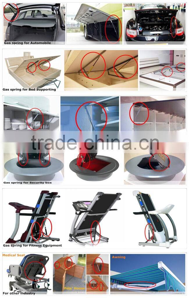 Ball Studs 10kg Force Machinery Traction Gas Spring(ISO9001:2008)