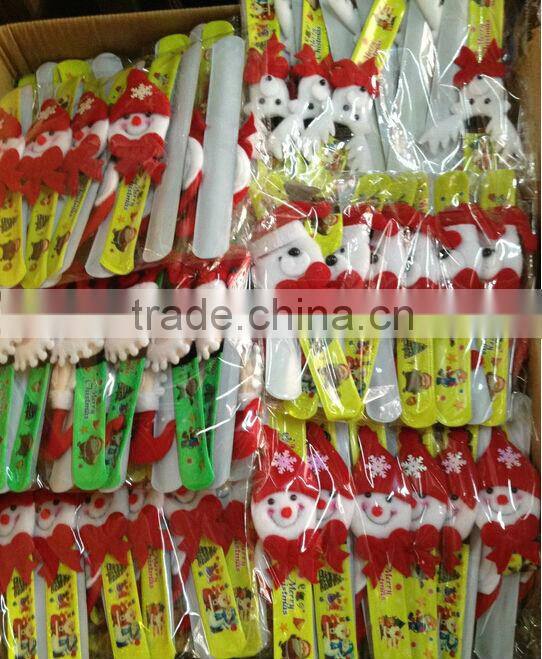 2014 Wholesale Promotional slap bracelet cheap slap band Christma style