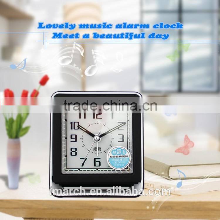 2016 alibaba novelty melody alarm clock for sale