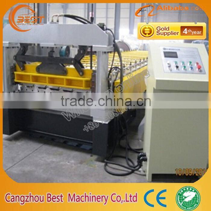 Equipments Producing Sheet Roll Forming Building Machine
