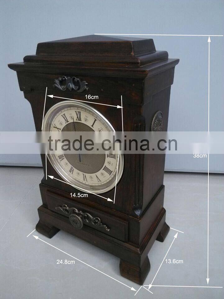 pendulum wall clock day month year clock backwards running clock