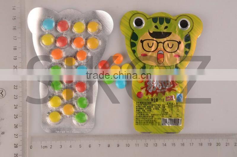 SK-Q193 Factory price multi color mini chocolate bean candy
