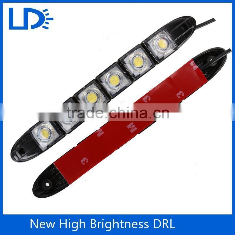 Car COB DRL Driving Fog Light 6 LED Auto Flexible Daytime Running Light