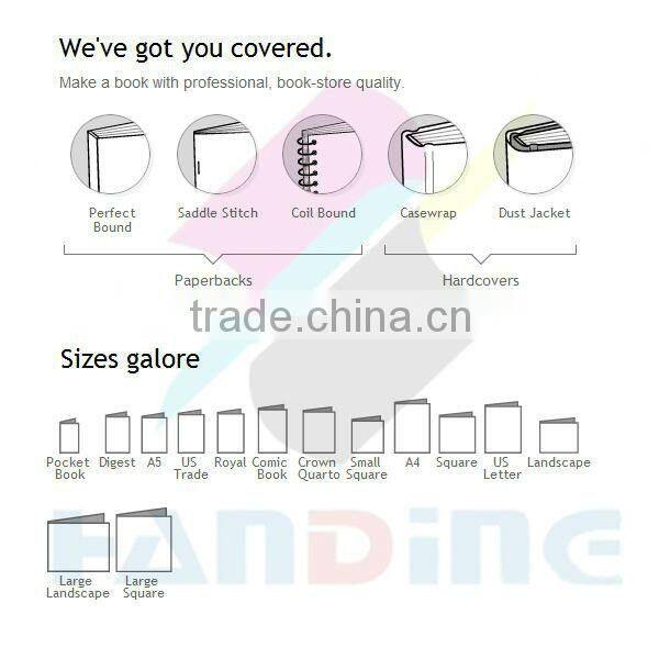 Full Color Hot Stamping Hardcover Books Printing Factory