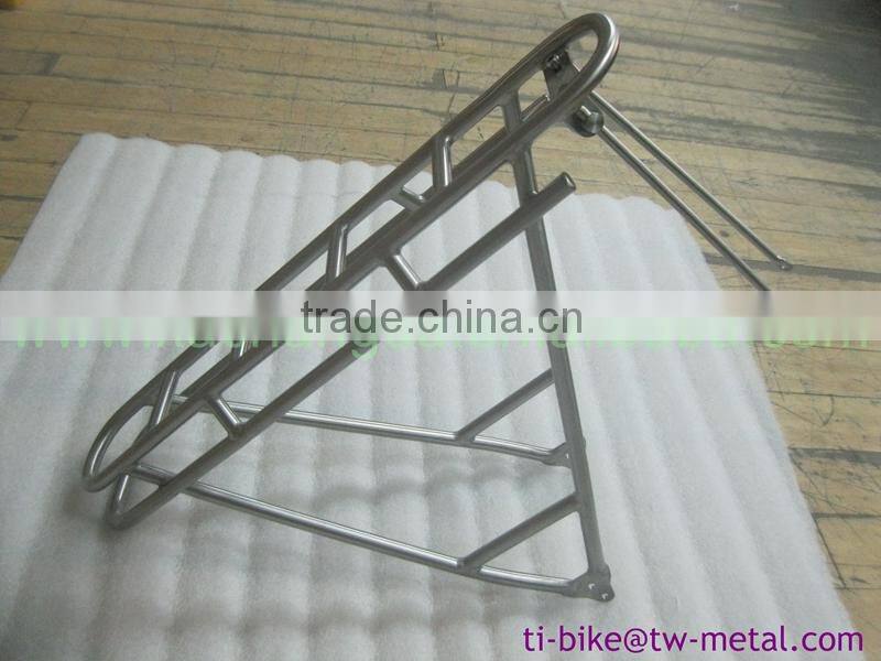 titanium bicycle rear rack Ti bike rear racks Titanium bicycle carrier for road bicycles