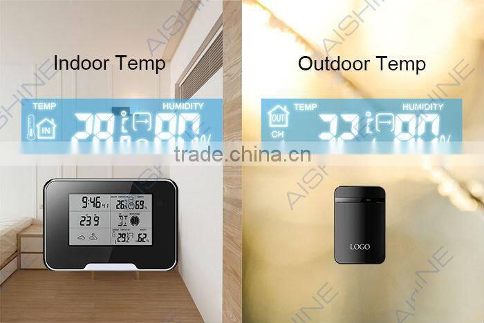 hd 1080p ip wifi camera HD multi-function security wifi camera with weather station