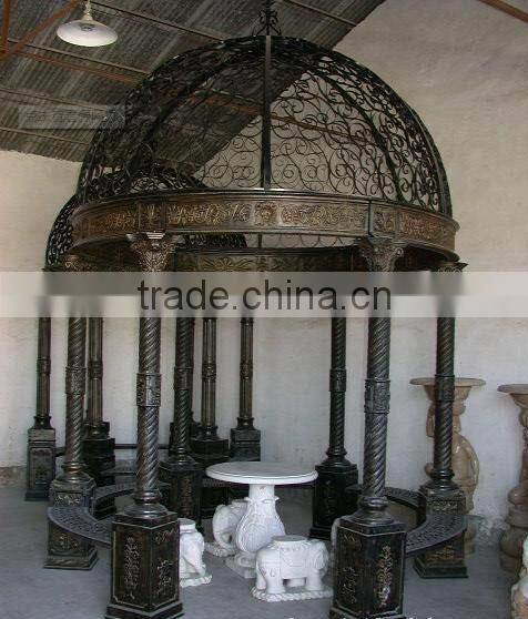 Beautiful wrought iron pavilion design