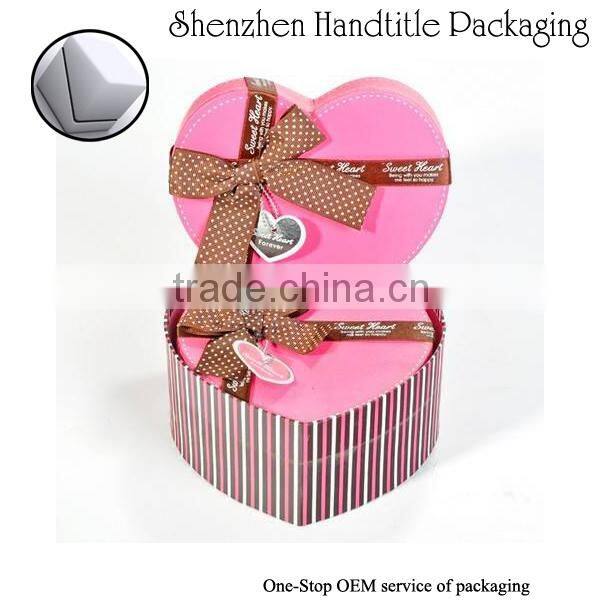 creative hexagon paper rigid box