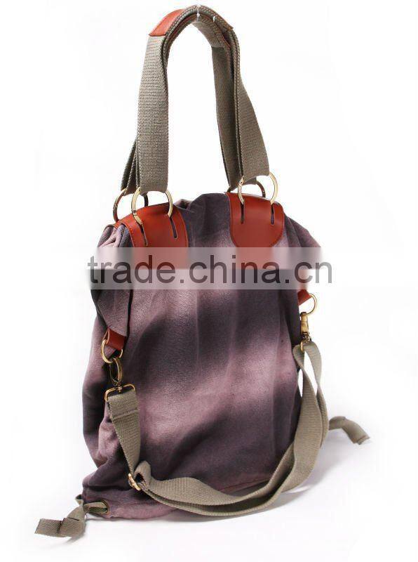 Hot Sell Special Striped Colors Canvas Bag handbags