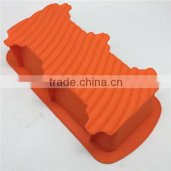 iClover Non-Stick food Grade Silicone Cake Mold ,Loaf Cake Baking Pan Bakeware ,Toast Bread Pan - KB-CM033