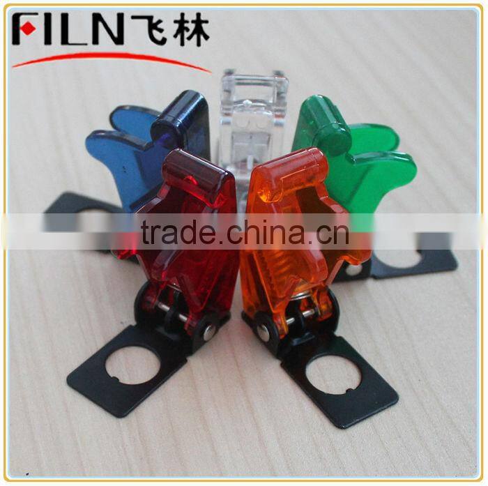 FILN Blue Auto Toggle Switch Aircraft Transparent Cover