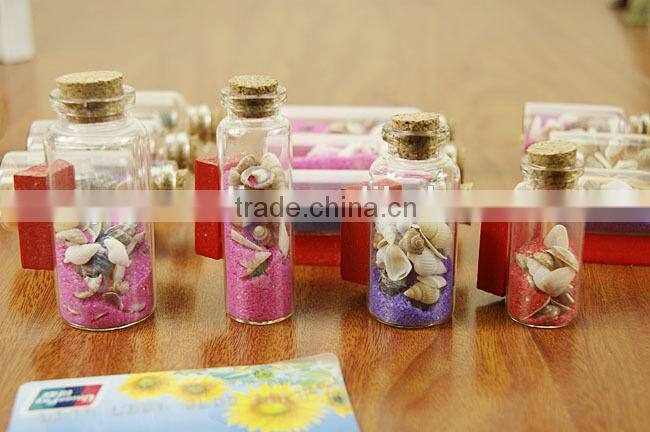 2015 hotting sale ! Drift glass bottle , penicillin wishing bottle, customized design floating bottle wholesale