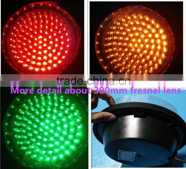 large fresnel lens led traffic signal