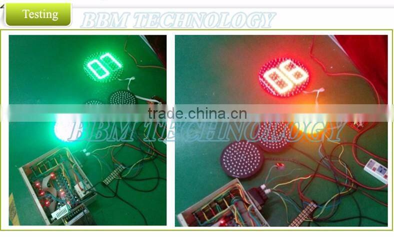 PC material mini led countdown timer for traffic