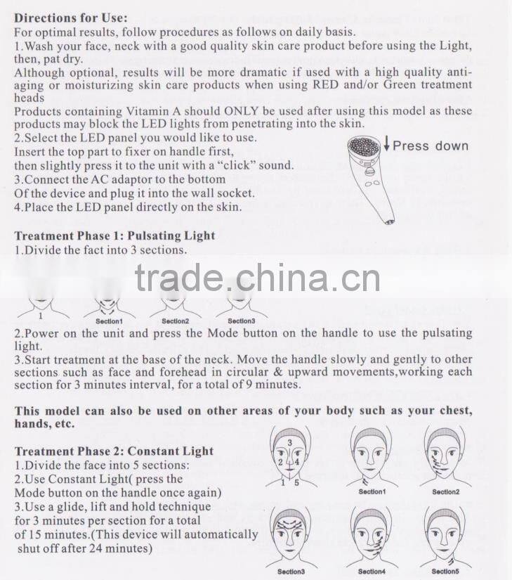 YL-S0803 Photon skin rejuvanation portanle machine with ce
