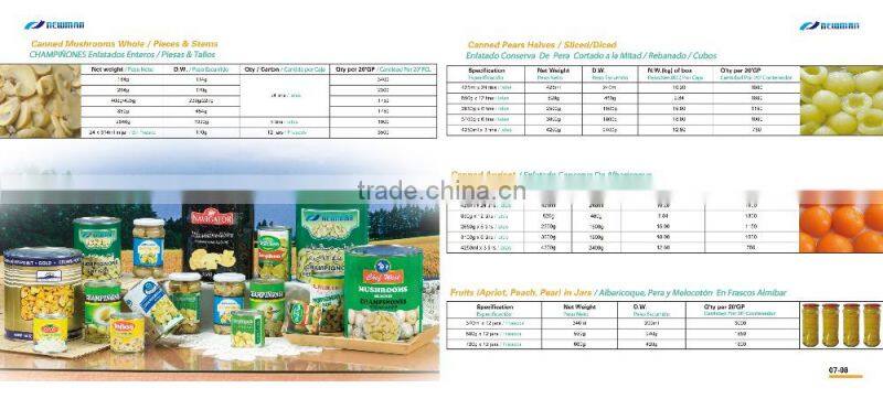 Hot selling 3 kgs golden sun variety Choice grade canned apricot passion fruit in syrup