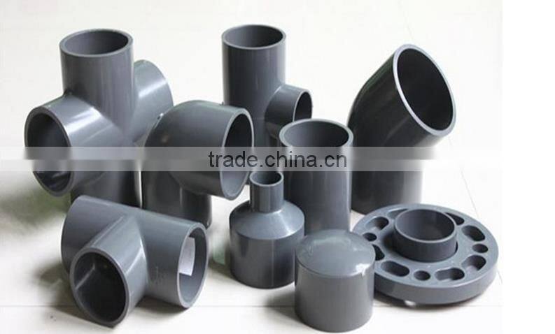 PVC plastic pipe fittings