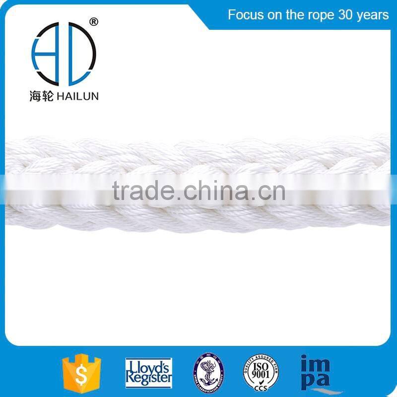 12strands braided nylon(polyamide) rope high strength 44mm marine rope