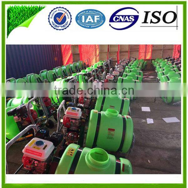 Best Low Price 4 Wheels Trolley(Hand Push) gasoline power sprayer 100L to 300L