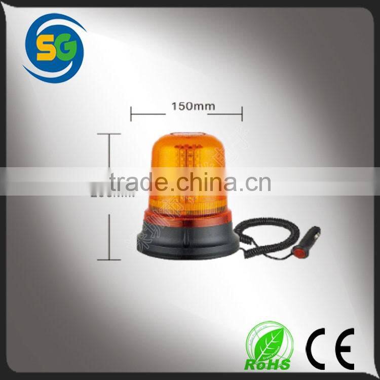Super Bright Amber LED Flashing Light 12V Automotive LED Rotating Beacon Light