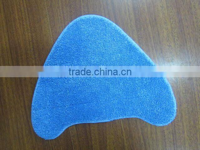 White steam mop pad