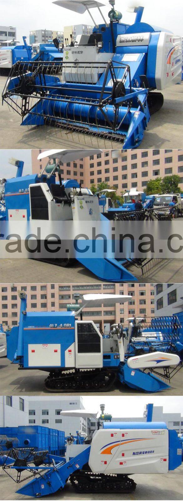 Farm Equipment Machine Mini Rice Combine Harvester rubber track Prices In India