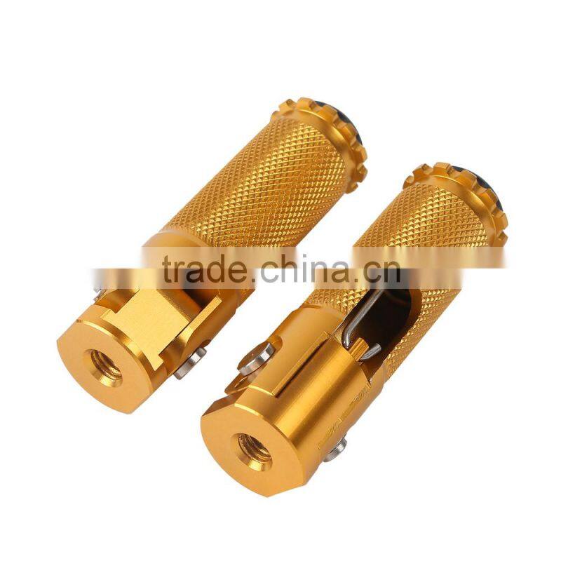 CNC Universal Folding Foot peg Footpeg Rearset For KAWASAKI ZX6R ZX10R S1000RR