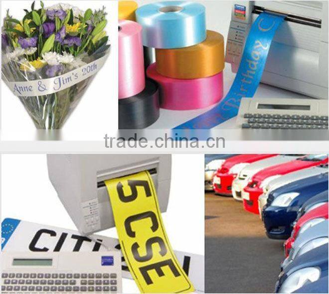 High standarded satin ribbon printer
