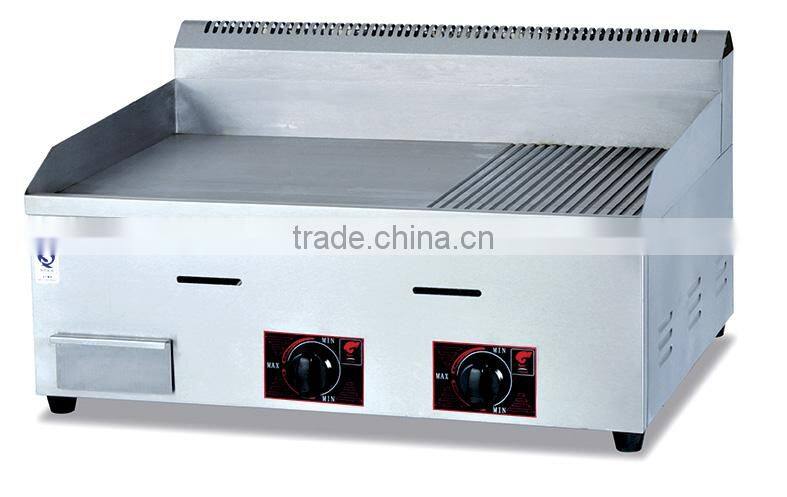 Stainless steel gas griddle / restaurant gas griddle