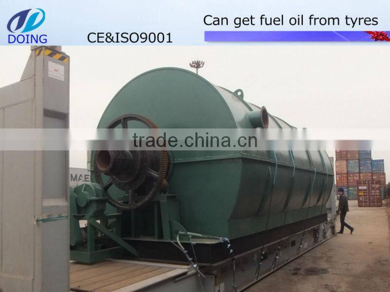 batch type automatic feeding and carbon black lifting tire recycle plant