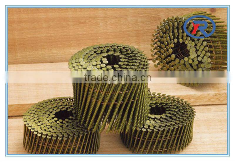 china High quality galvanized coil roofing nails