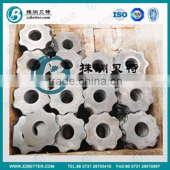 12 points Dia. 80mm tungsten carbide tipped scarifier blades