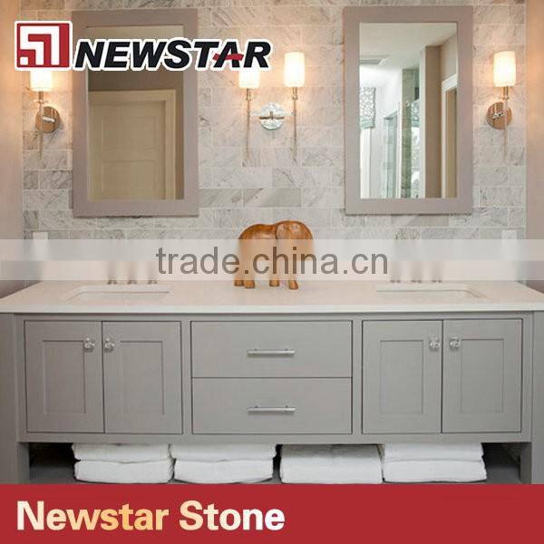 Newstar commercial bathroom sink quartz countertop