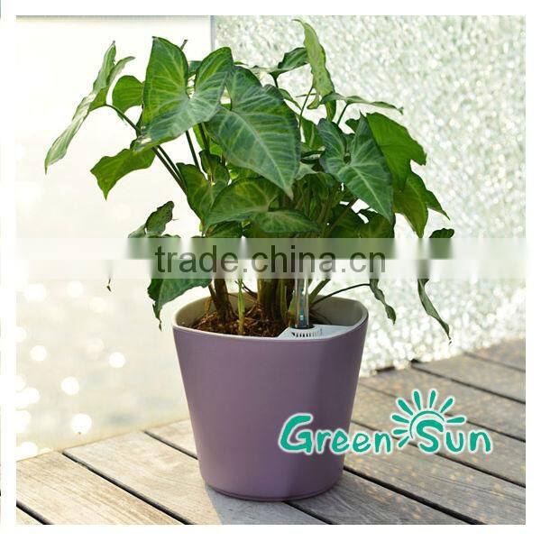 Matt plastic flower pot, bulk plastic flowerpot, plastic flower planter wholesale